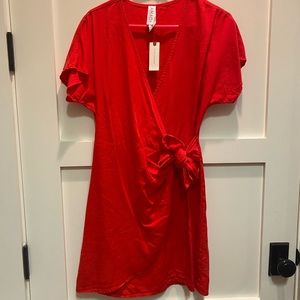 Red Amani Wrap Dress size XS
